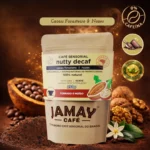 Jamay Café NUTTY DECAF Moído 250g - Café Sensorial Descafeinado Cacau e Nozes + Herbal Melissa