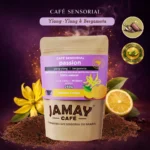 Jamay Café PASSION Moído 250g - Café Sensorial Ylang-ylang e Bergamota + Herbal Maracujá