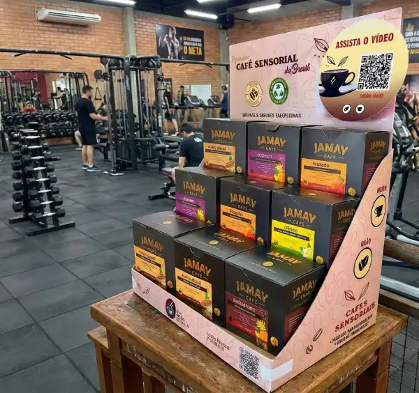 Suporte para vender mais: Displays no PDV;
Material de apoio;
Reposição simple;
Degustadores de aroma;
Frete facilitado;
Ação de degustação